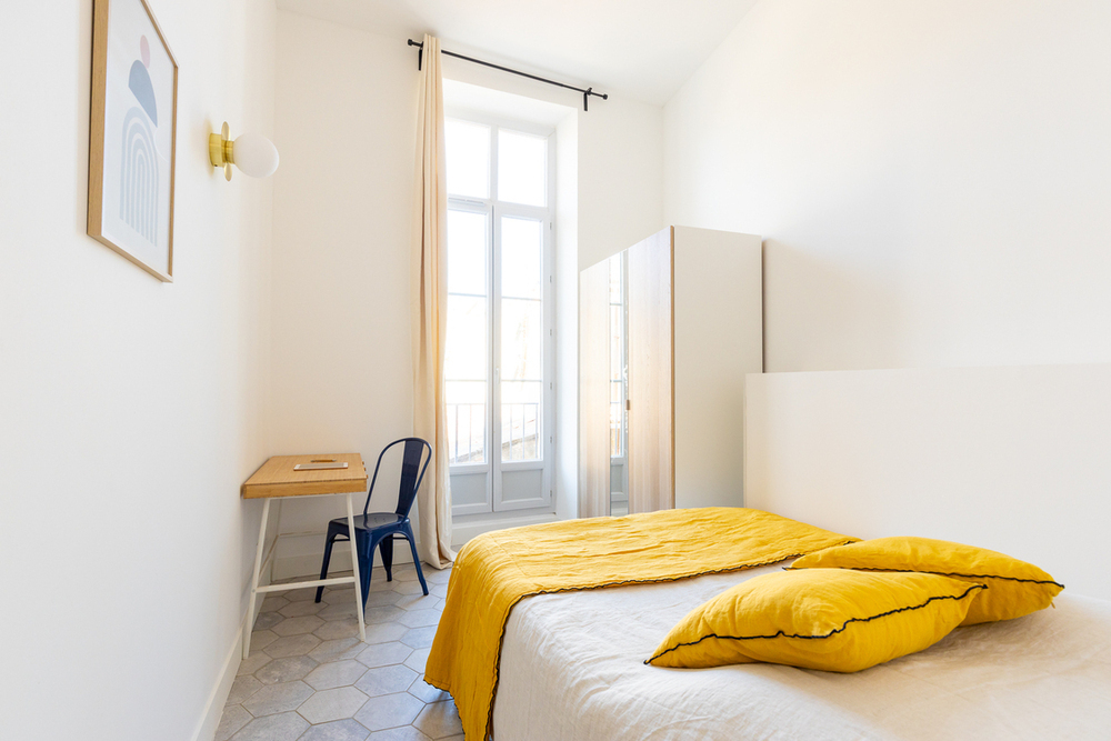 Chambre Harmonie 1.7 - YOLOCOLIVING  - MARSEILLE 13001