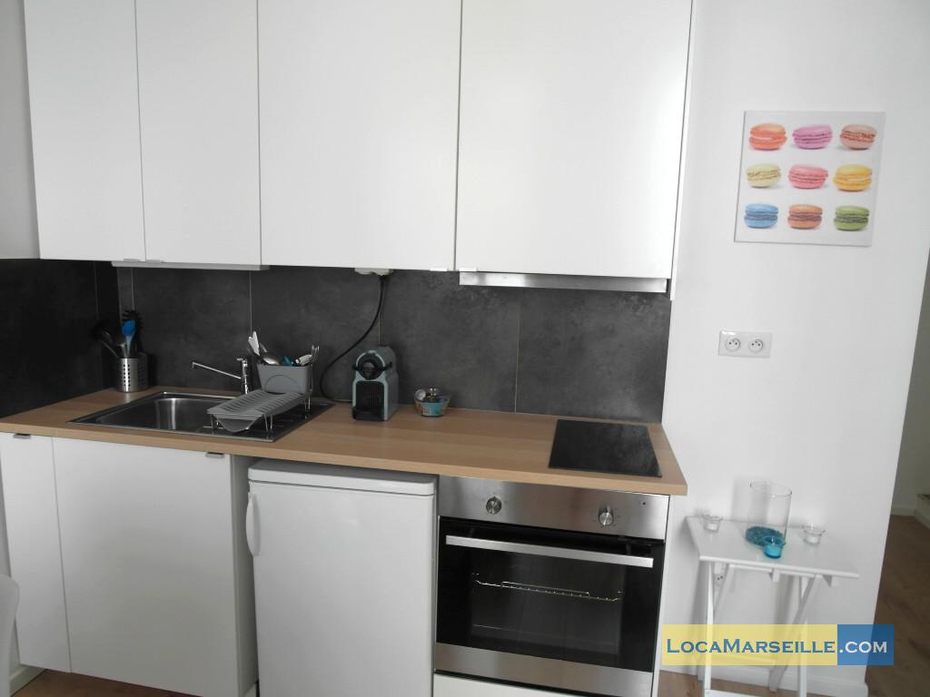 location meuble Marseille Appartement type T2 Cote cour - Marseille 13001