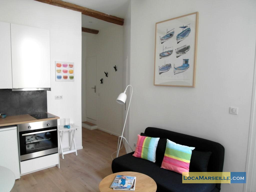 location meuble Marseille Appartement type T2 Cote cour - Marseille 13001