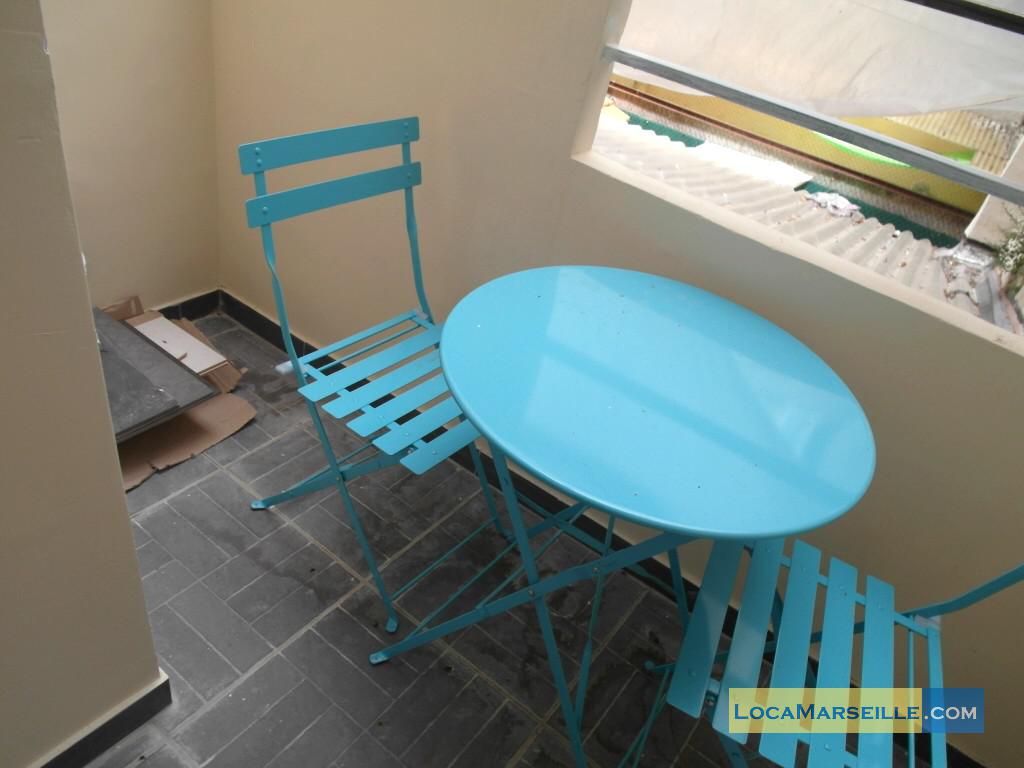 location meuble Marseille Appartement type T2 Cote cour - Marseille 13001