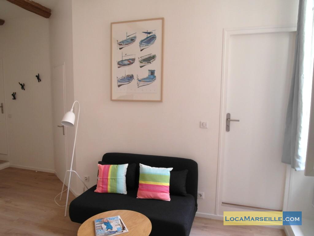 location meuble Marseille Appartement type T2 Cote cour - Marseille 13001