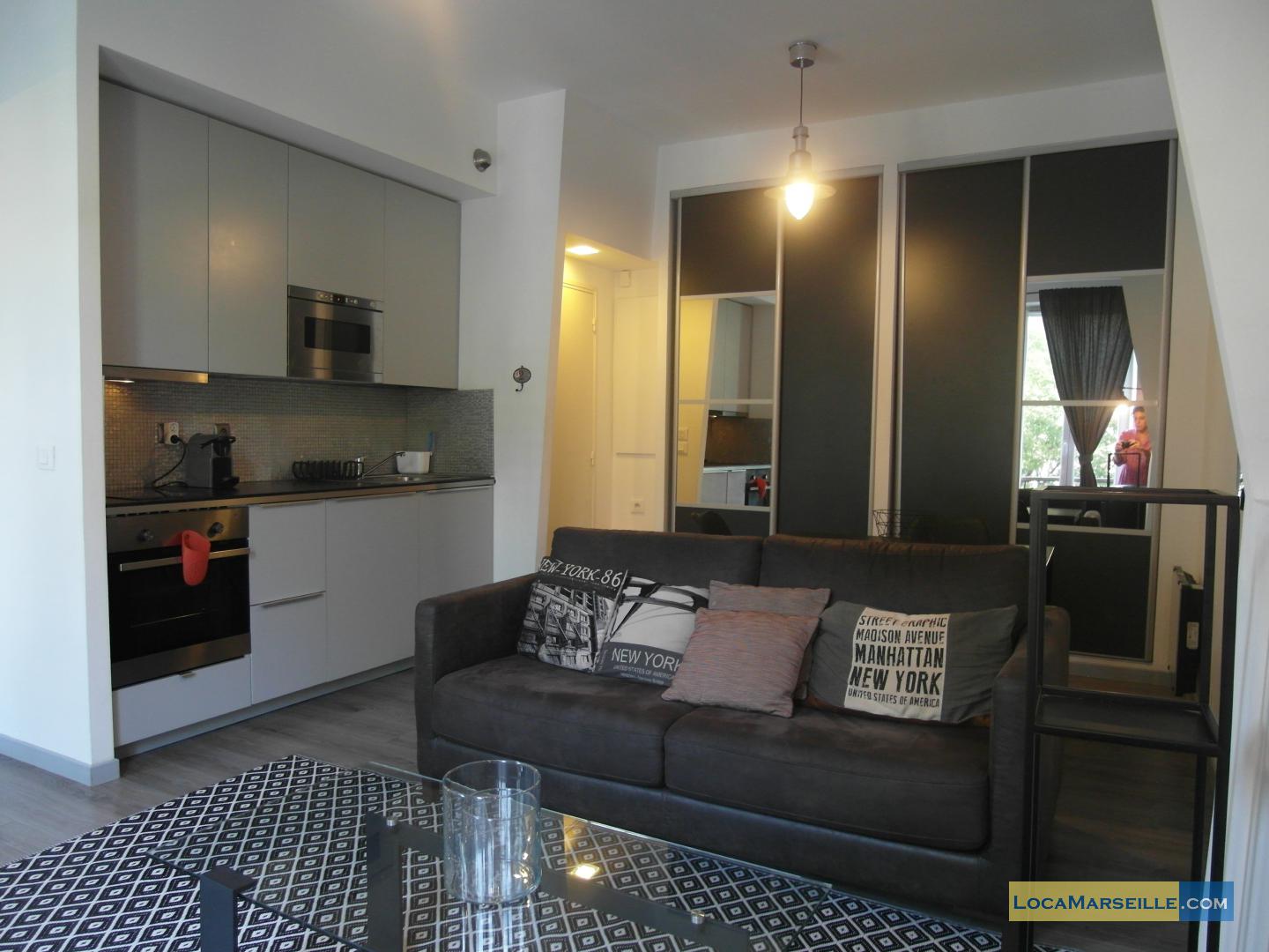 Location meuble Marseille Appartement type T2 Times Square - Marseille 13006