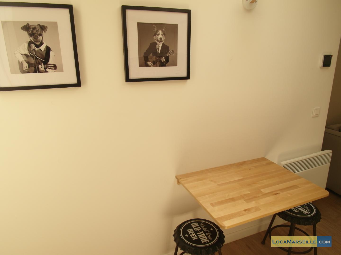 studio en location meuble  Marseille Castellane - Marseille 13005