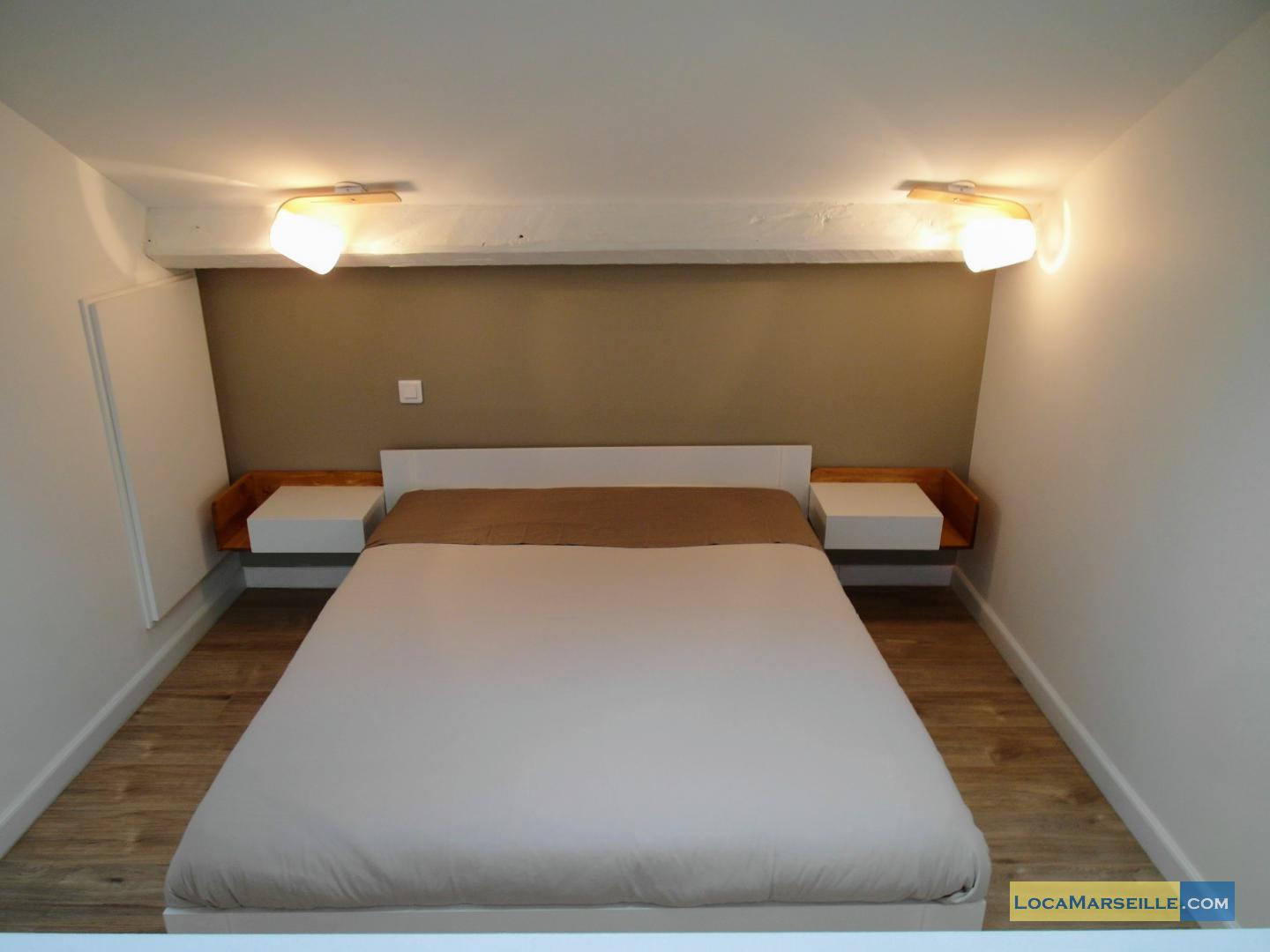 studio meubl avec coin nuit location Marseille Castellane - Marseille 13005